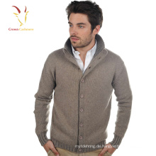 Herren Dicker Cashmere Cardigan Mantel mit Knöpfen für den Winter